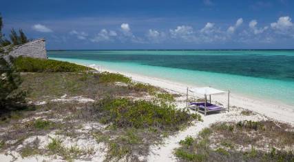 Sunbeds on the beach