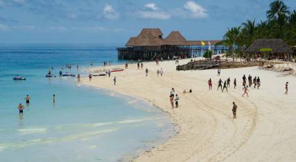 People enjoying time on the beach