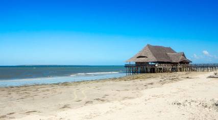 Deserted sandy beach