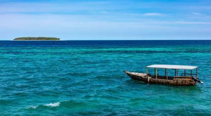 Boat at sea