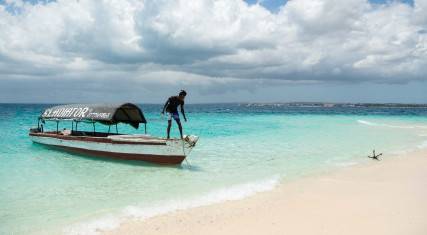 Lunch stop at Nakupenda Beach