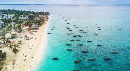 Nungwi town and beach