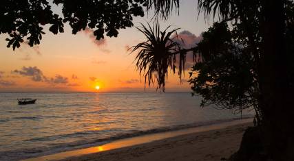 Sunrise over the sea