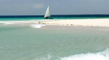 Dhow at sea