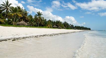 Long sandy beach