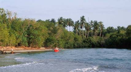 Kayaking on the Ushungo River