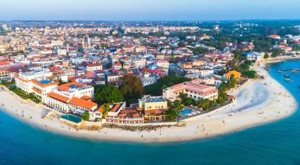 Thumbnail of Aerial view of Stone Town, Zanzibar