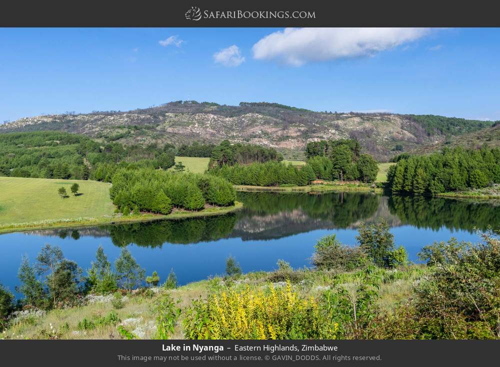Lake in Nyanga in Eastern Highlands, Zimbabwe