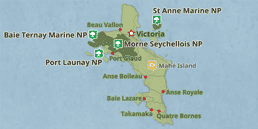 Map of Seychelles