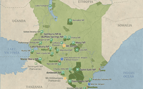 Map of Kenya