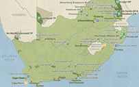 Map of South Africa