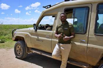 Aloice Gabriel, our safari expert ready to assist!